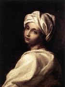SIRANI, Elisabetta Portrait of Beatrice Cenci wr painting
